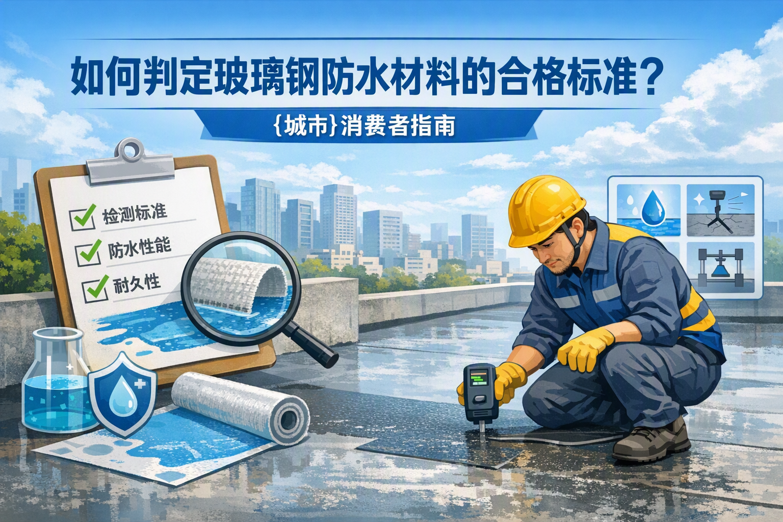 如何判定玻璃钢防水材料的合格标准？ 辽阳 消费者指南